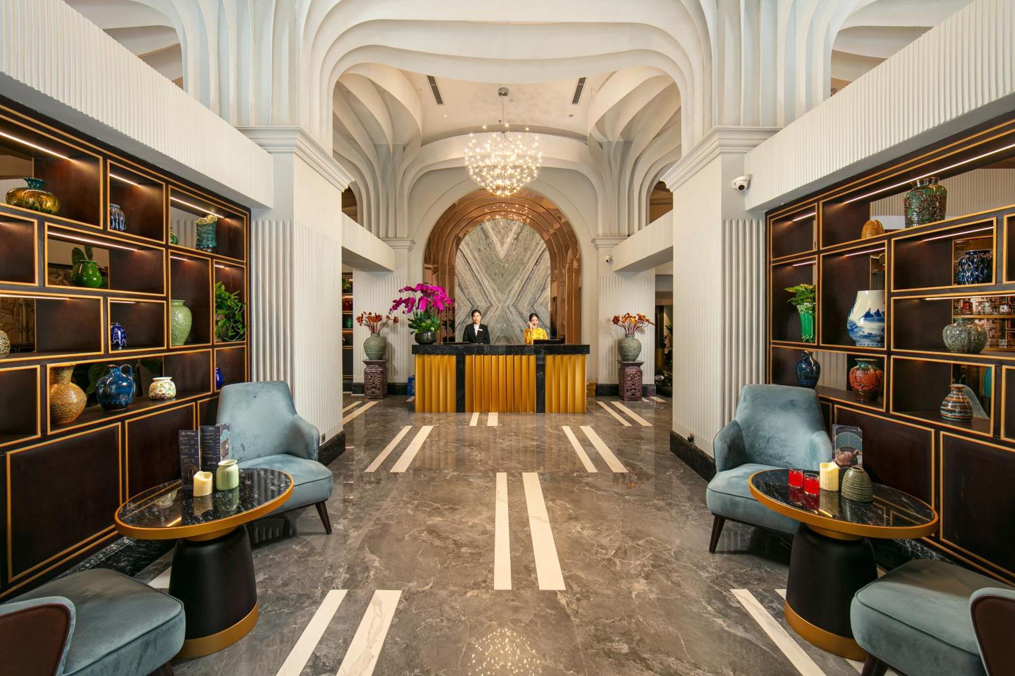 May De Ville Lakeside Hotel Hanoi Luaran gambar Lobby